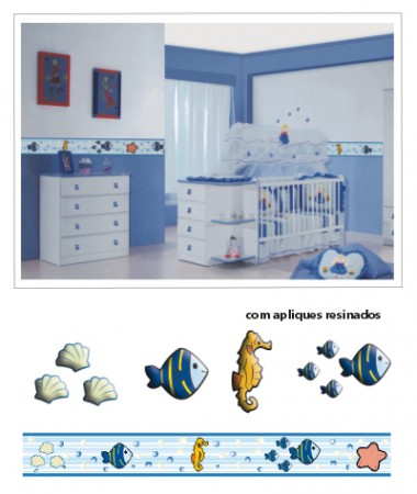 IF-003 - Faixa Decorativa com Aplique Resinado